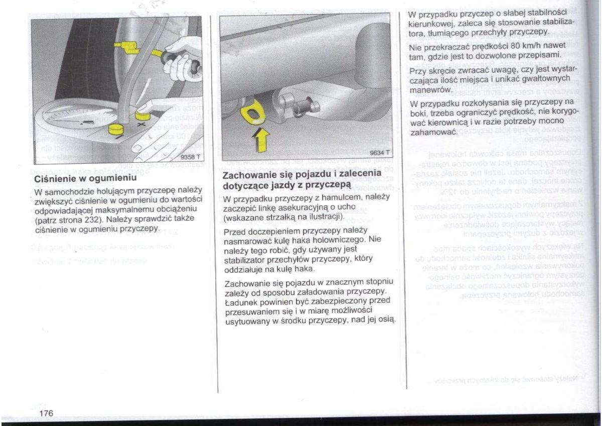 Opel Zafira A Vauxhall instrukcja obslugi / page 177