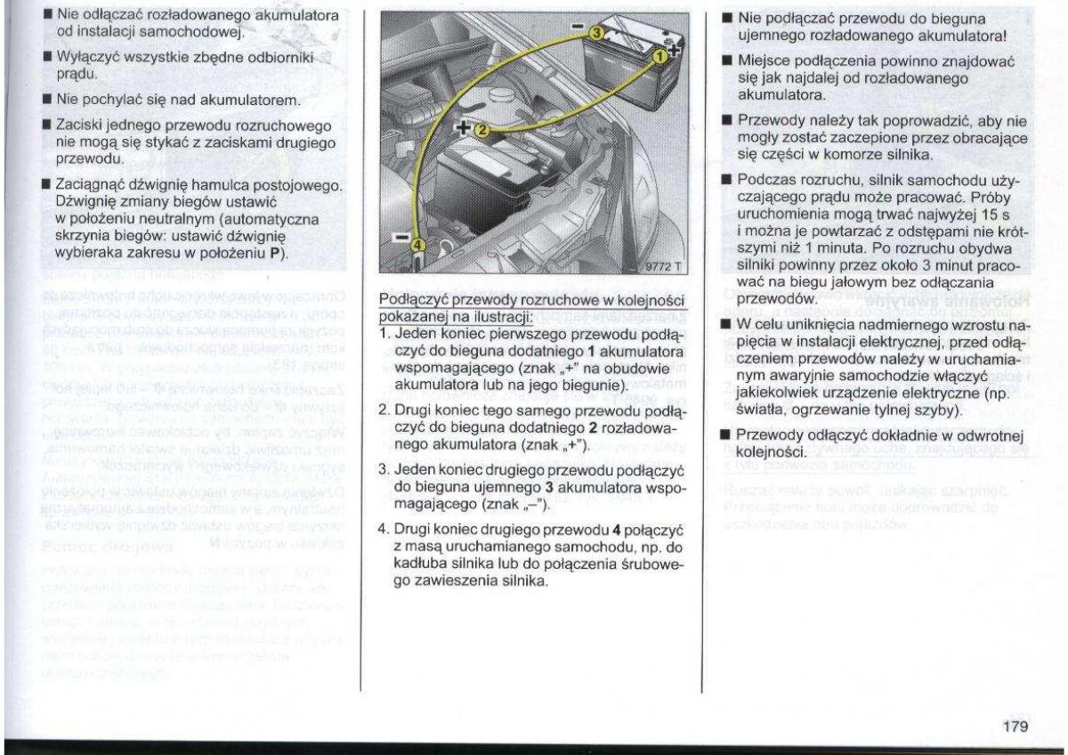 Opel Zafira A Vauxhall instrukcja obslugi / page 180