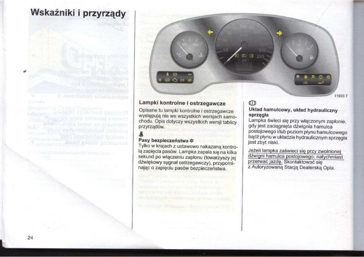 Opel Zafira A Vauxhall instrukcja obslugi / page 25