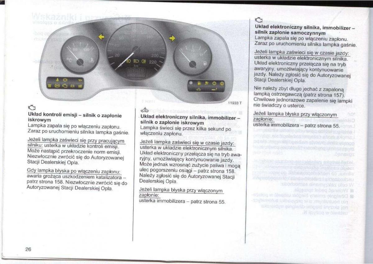 Opel Zafira A Vauxhall instrukcja obslugi / page 27