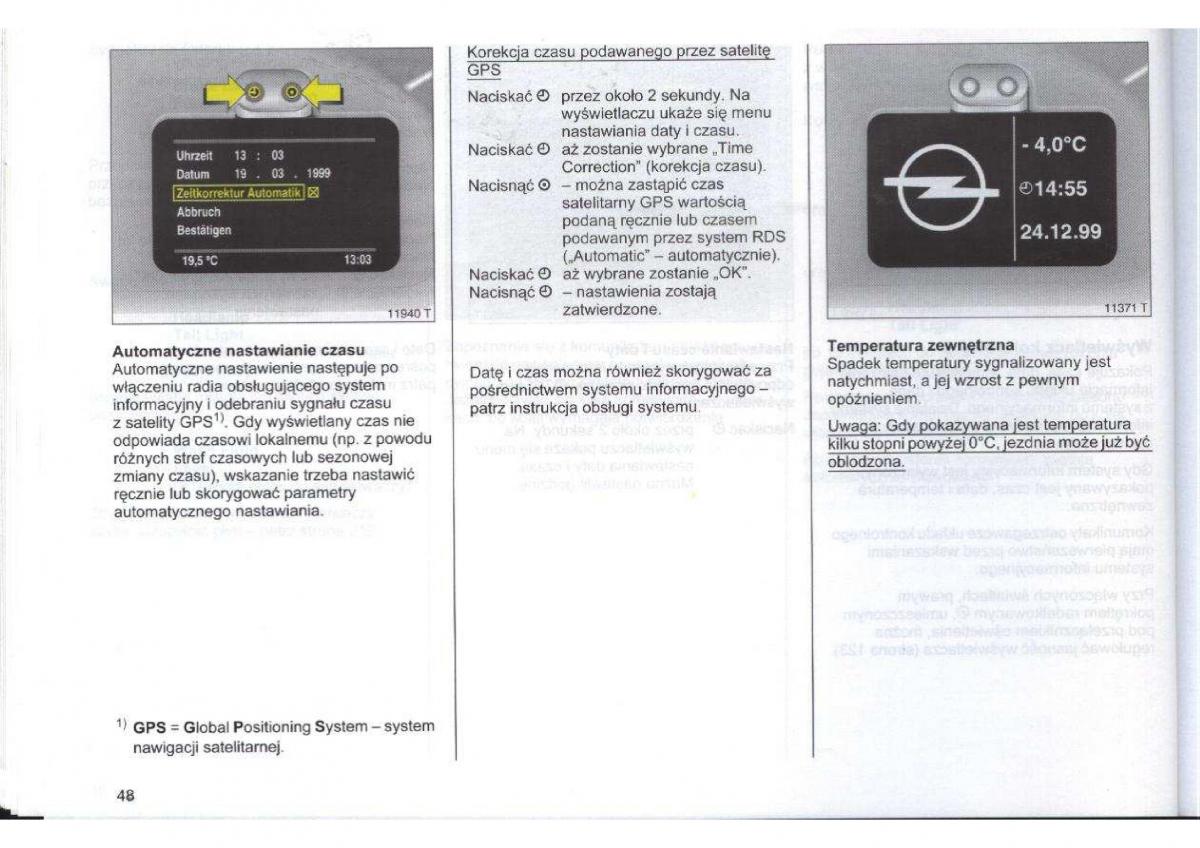 Opel Zafira A Vauxhall instrukcja obslugi / page 49