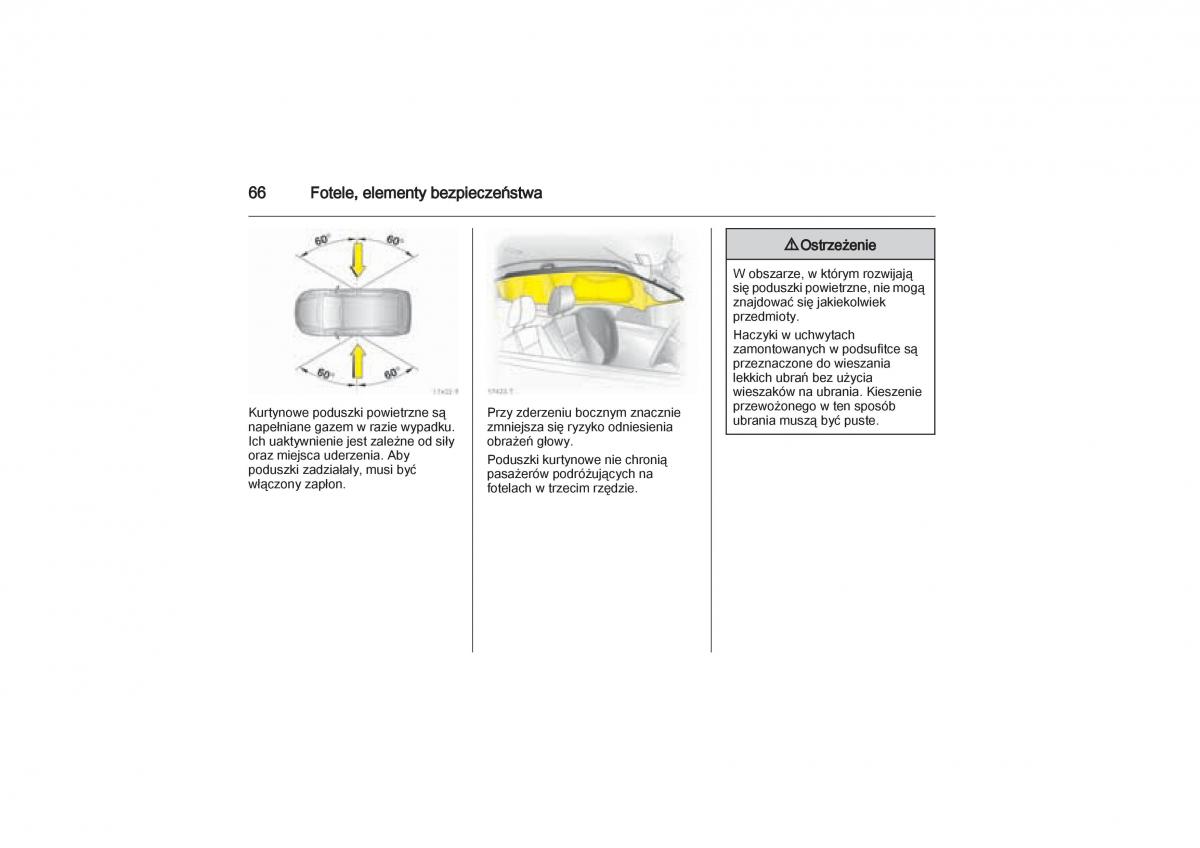 Opel Zafira B Vauxhall instrukcja obslugi / page 66