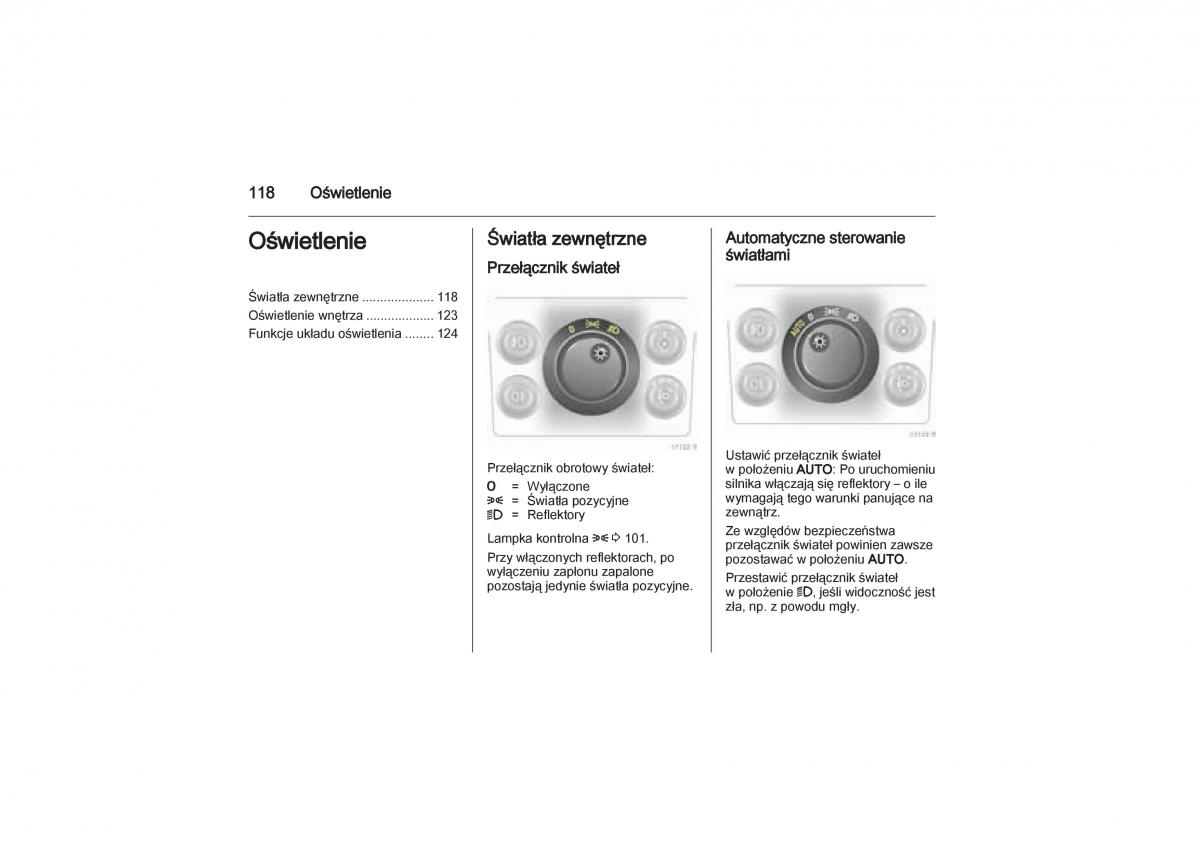 Opel Zafira B Vauxhall instrukcja obslugi / page 118