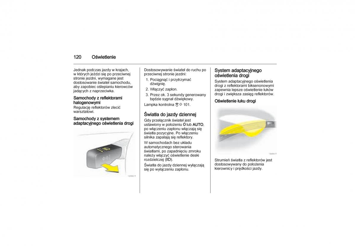 Opel Zafira B Vauxhall instrukcja obslugi / page 120