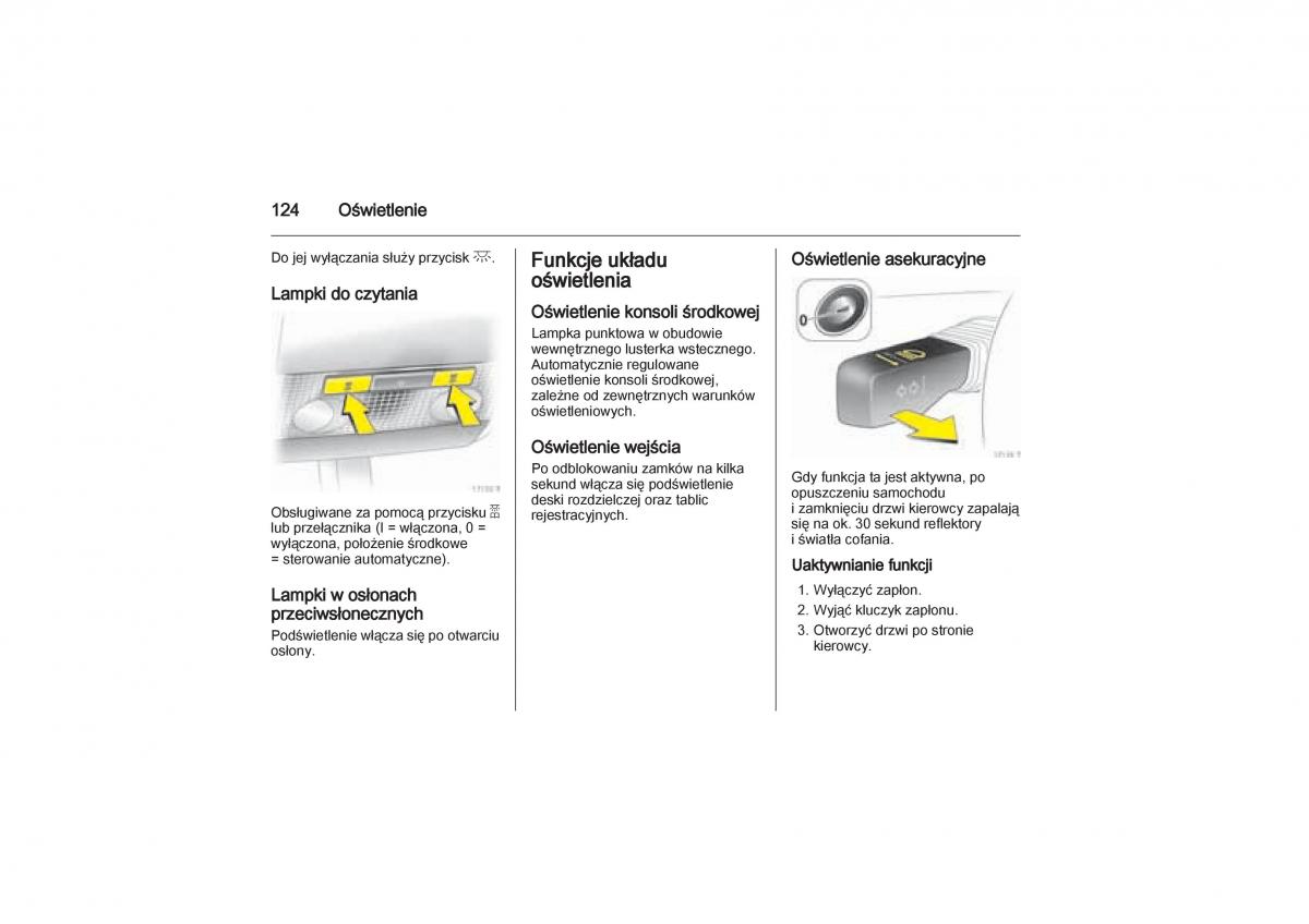 Opel Zafira B Vauxhall instrukcja obslugi / page 124