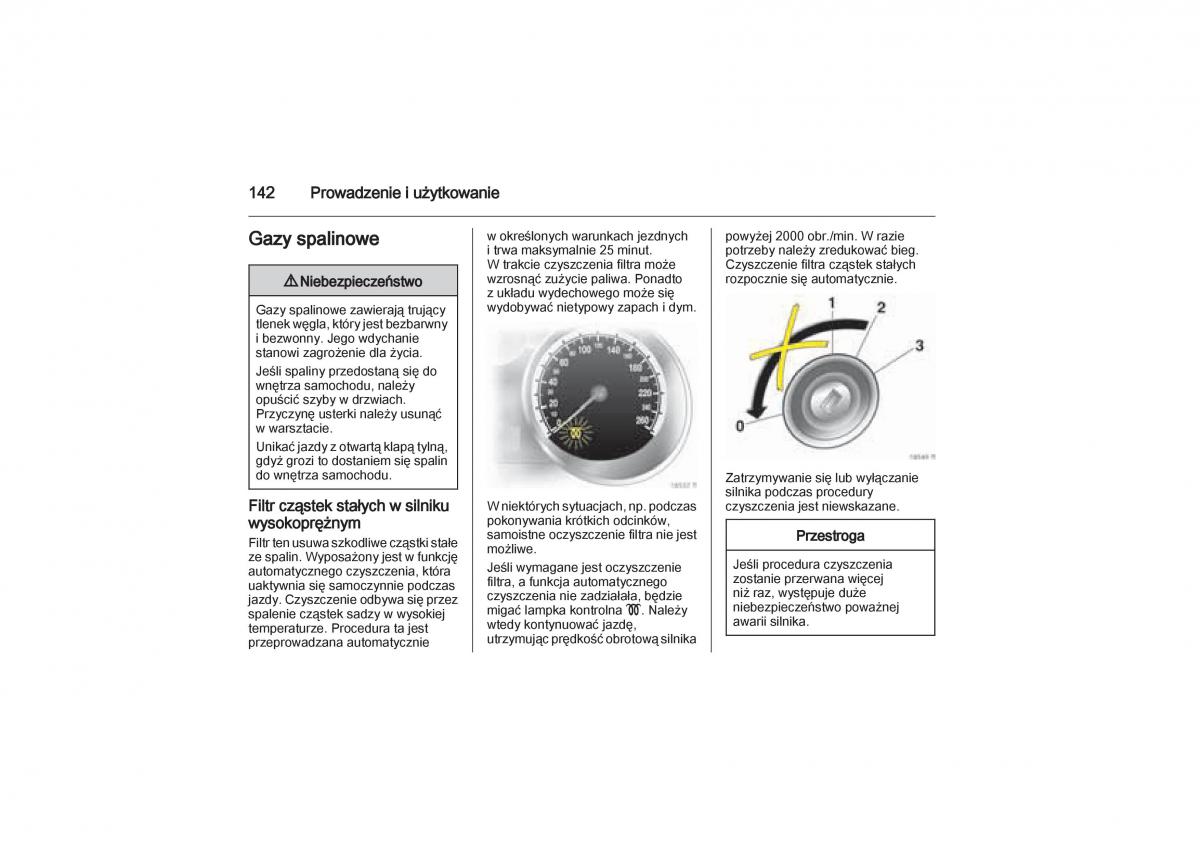 Opel Zafira B Vauxhall instrukcja obslugi / page 142