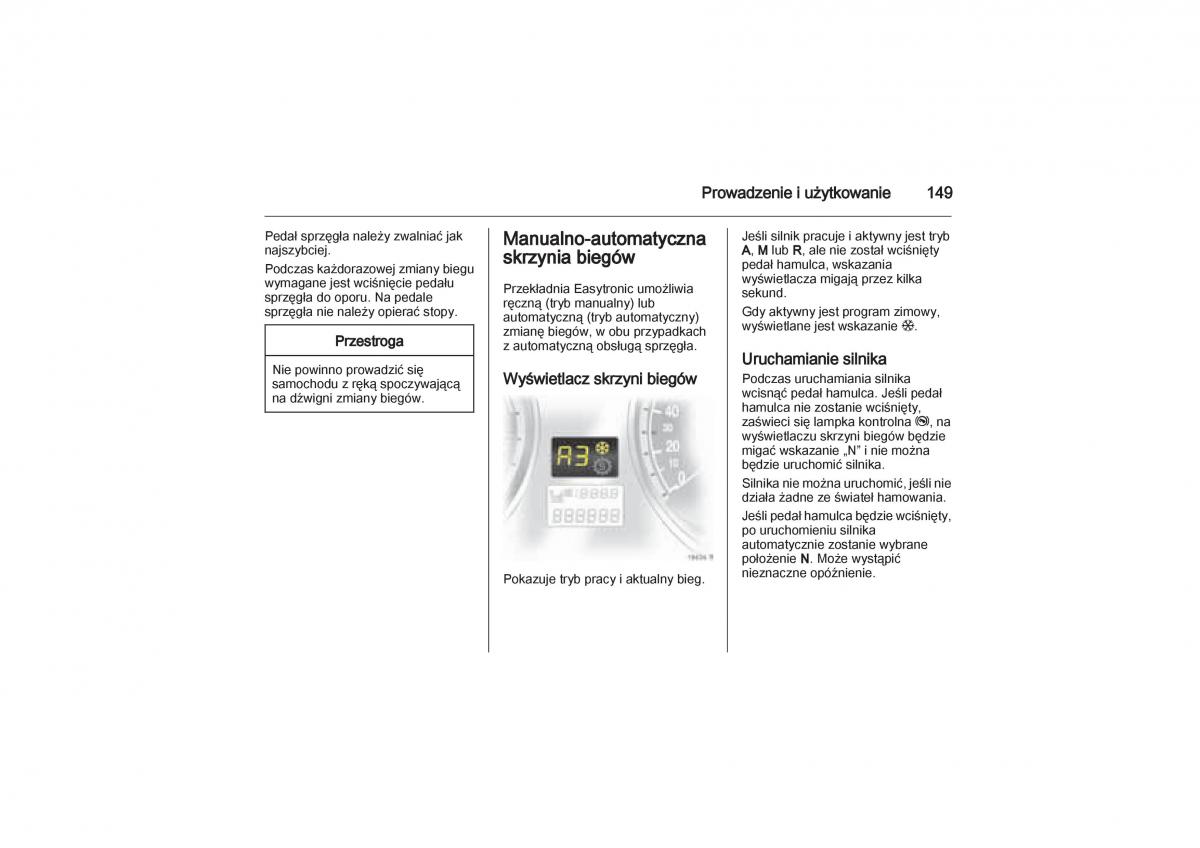 Opel Zafira B Vauxhall instrukcja obslugi / page 149