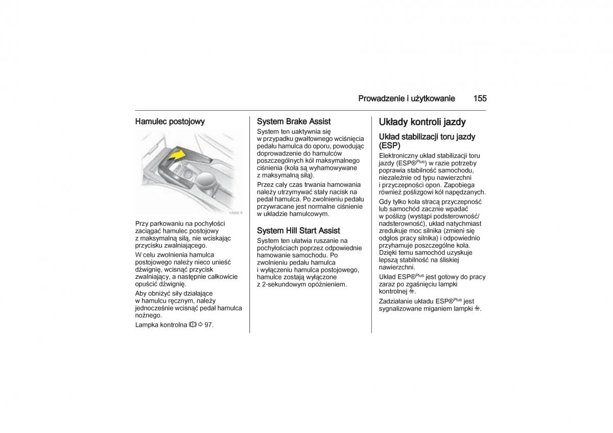 Opel Zafira B Vauxhall instrukcja obslugi / page 155