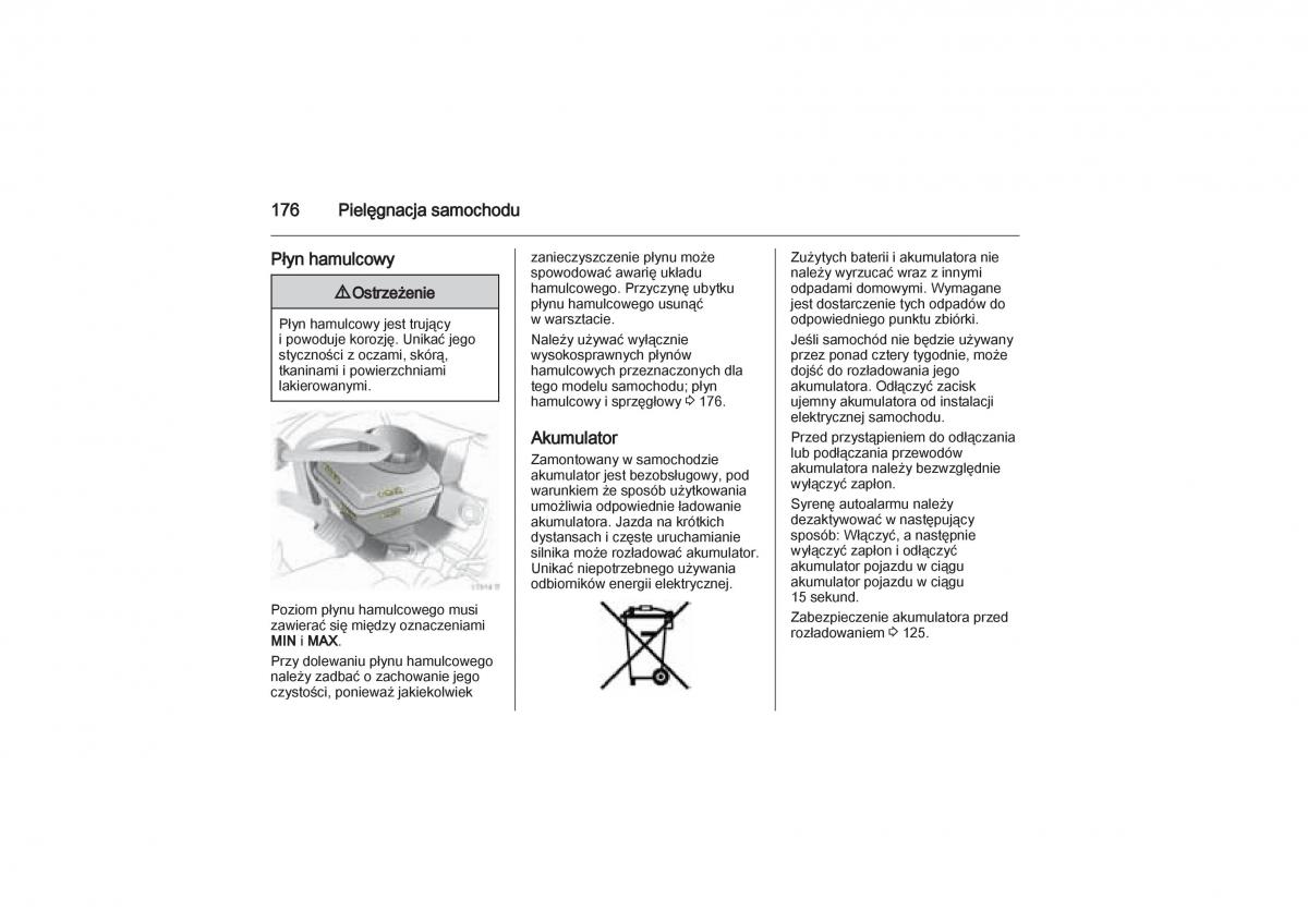 Opel Zafira B Vauxhall instrukcja obslugi / page 176