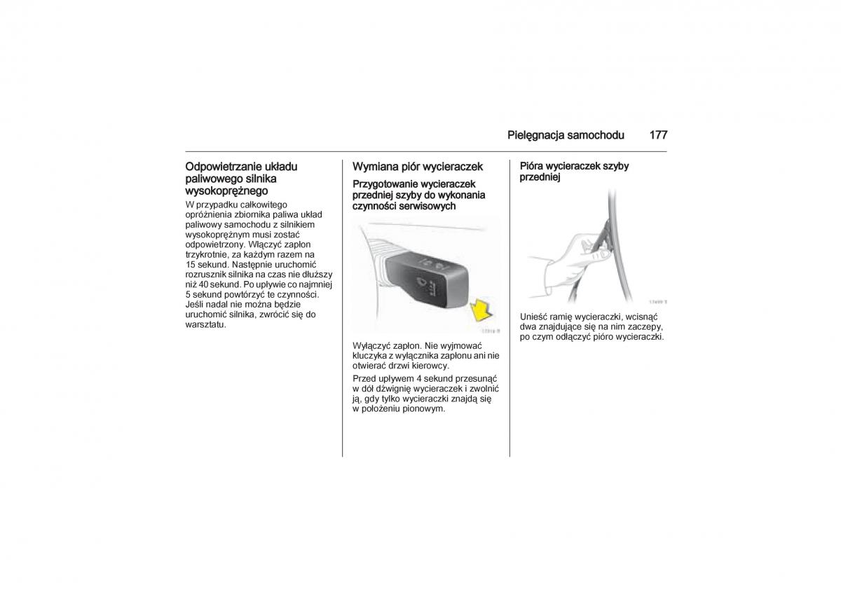 Opel Zafira B Vauxhall instrukcja obslugi / page 177