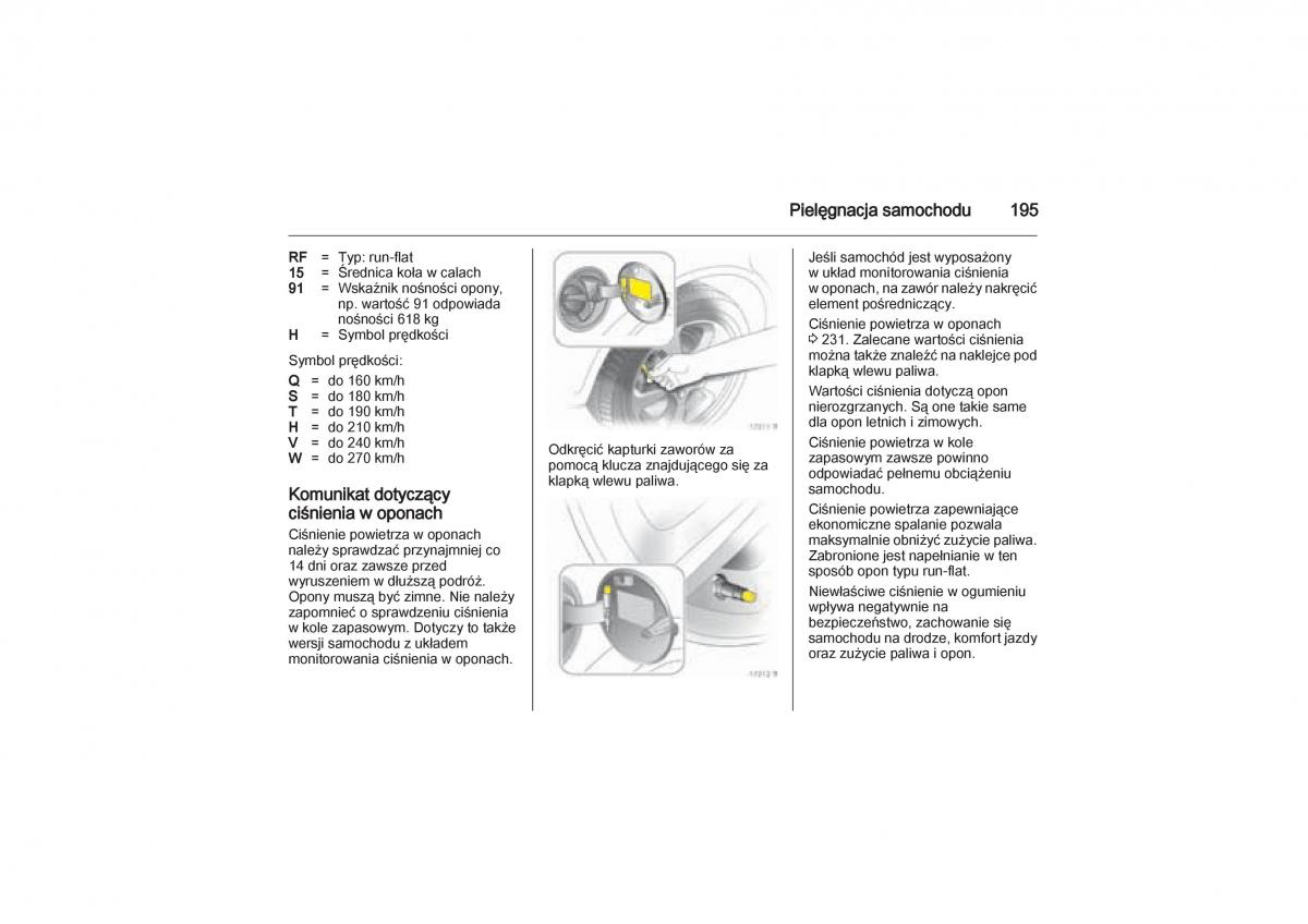 Opel Zafira B Vauxhall instrukcja obslugi / page 195