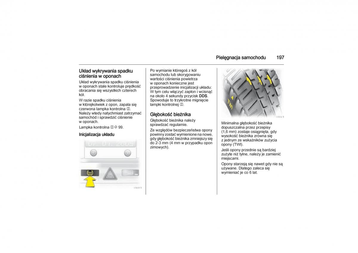 Opel Zafira B Vauxhall instrukcja obslugi / page 197