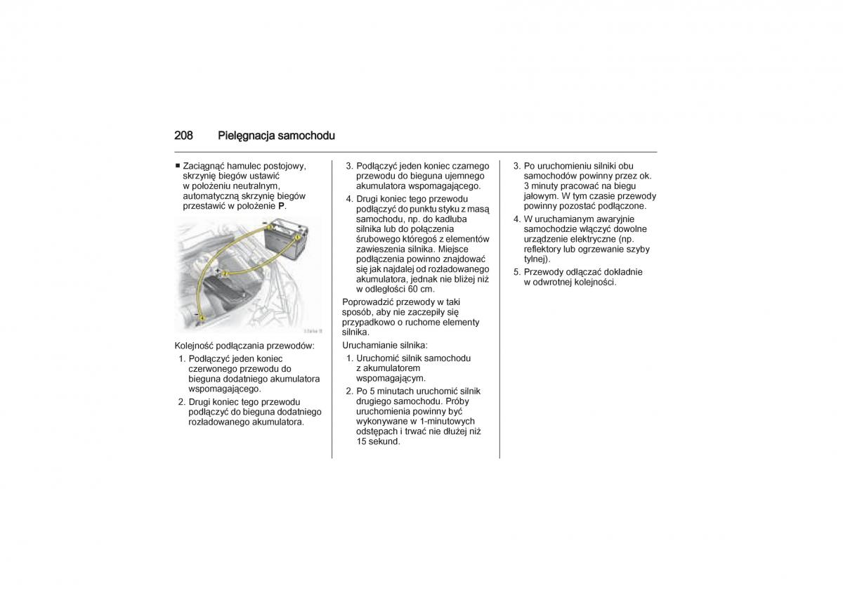 Opel Zafira B Vauxhall instrukcja obslugi / page 208