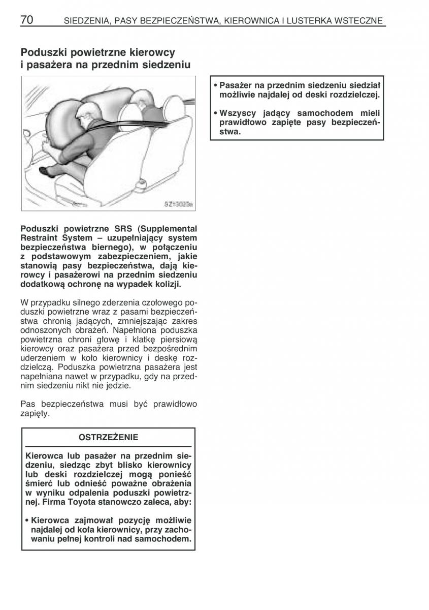 Toyota Yaris I 1 Vitz Echo instrukcja obslugi / page 77