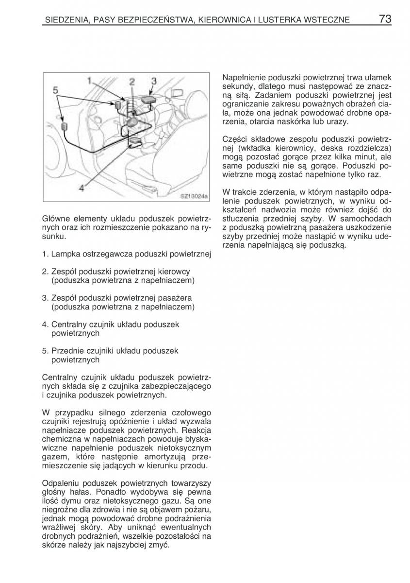 Toyota Yaris I 1 Vitz Echo instrukcja obslugi / page 80