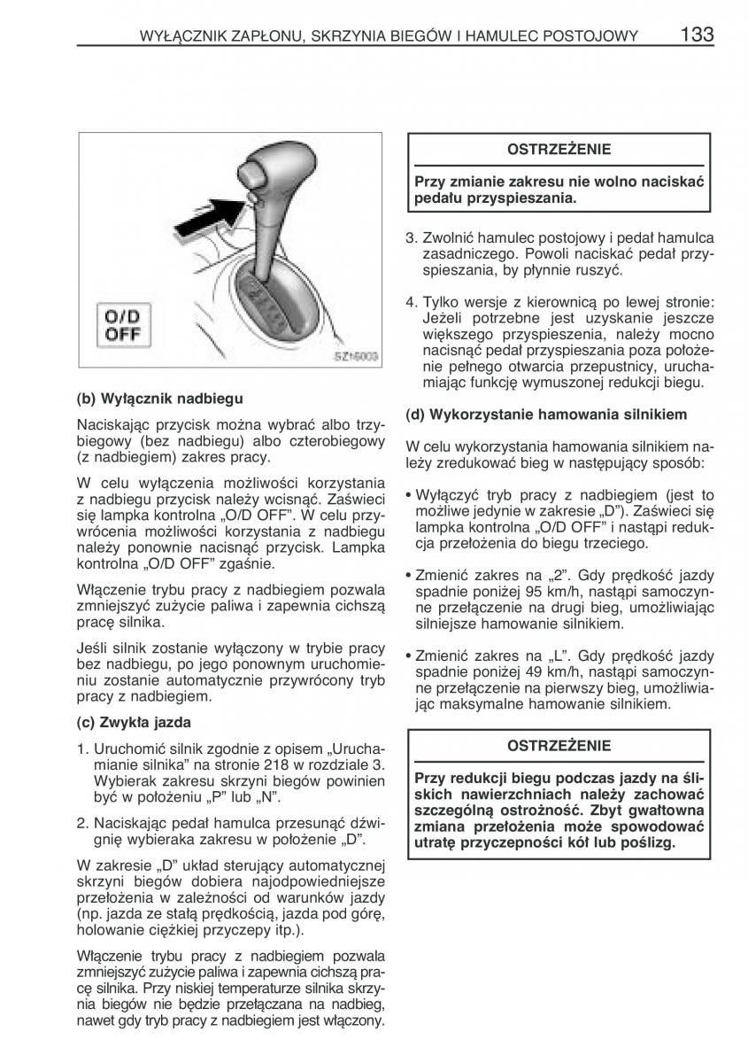 Toyota Yaris I 1 Vitz Echo instrukcja obslugi / page 140