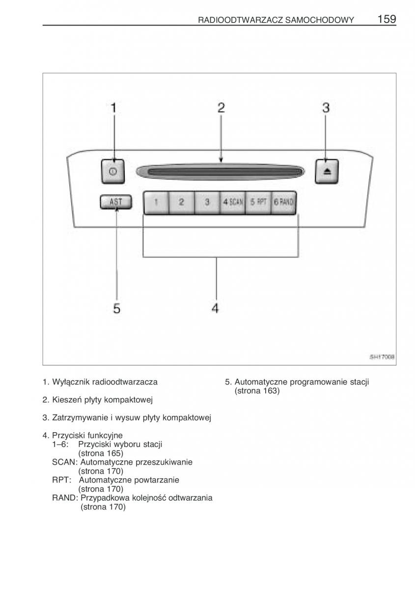 Toyota Yaris I 1 Vitz Echo instrukcja obslugi / page 166