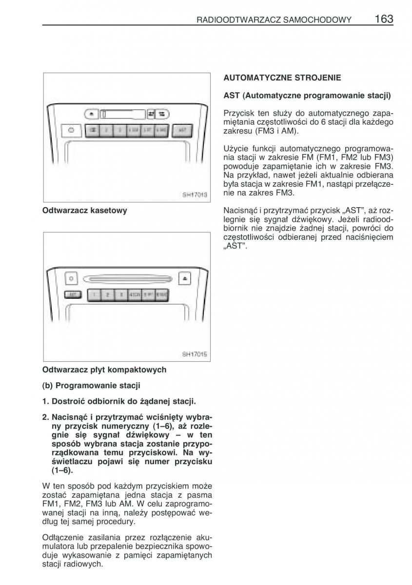 Toyota Yaris I 1 Vitz Echo instrukcja obslugi / page 170