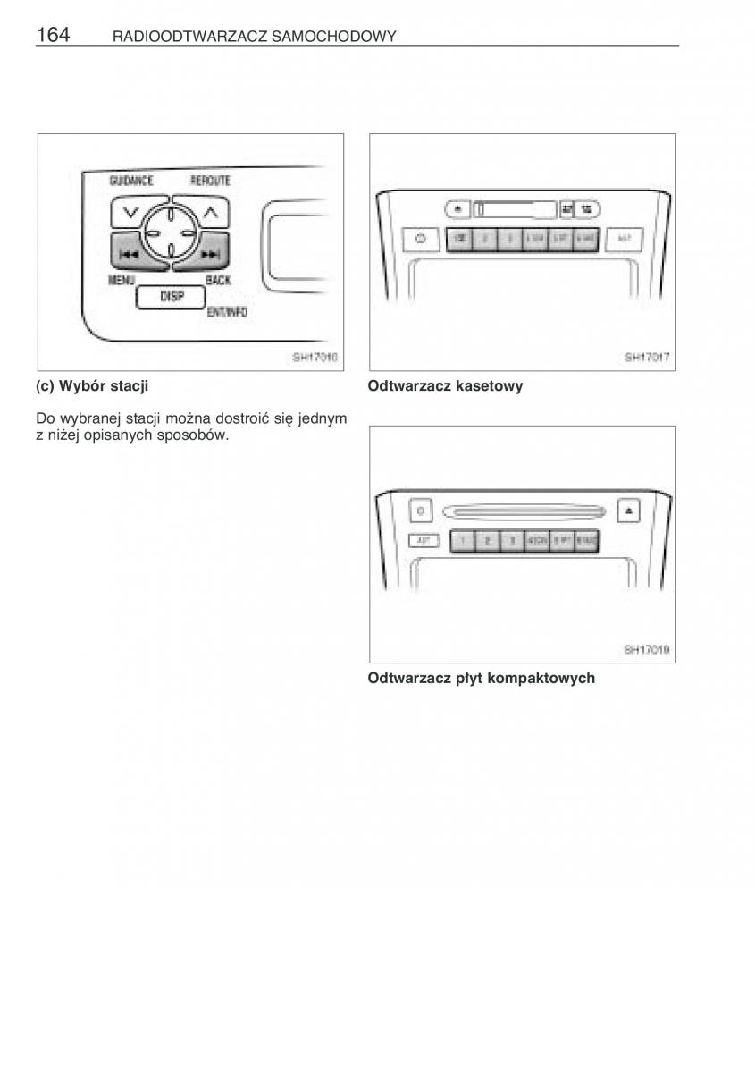 Toyota Yaris I 1 Vitz Echo instrukcja obslugi / page 171