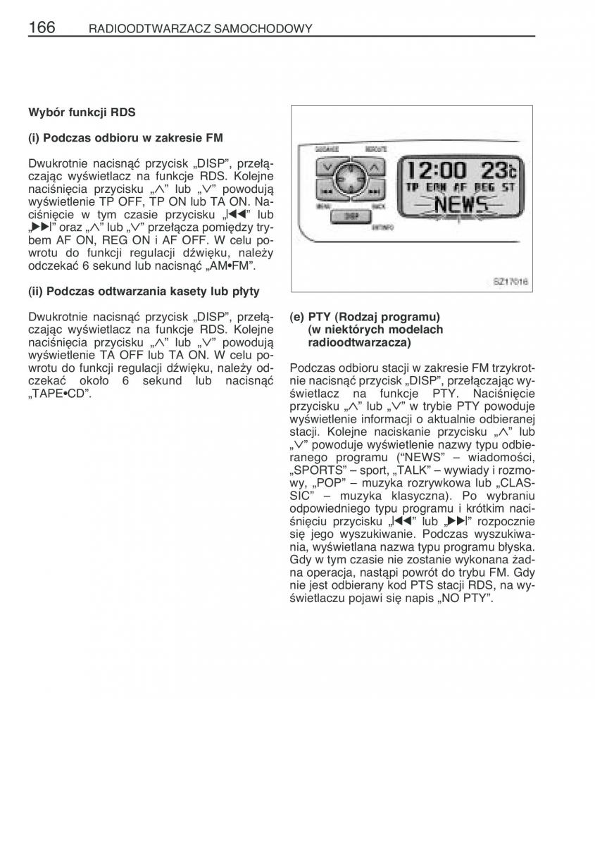 Toyota Yaris I 1 Vitz Echo instrukcja obslugi / page 173