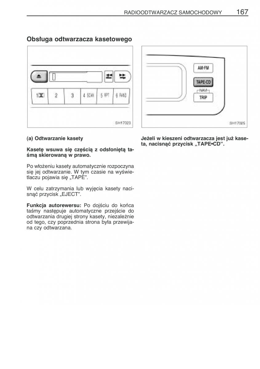 Toyota Yaris I 1 Vitz Echo instrukcja obslugi / page 174