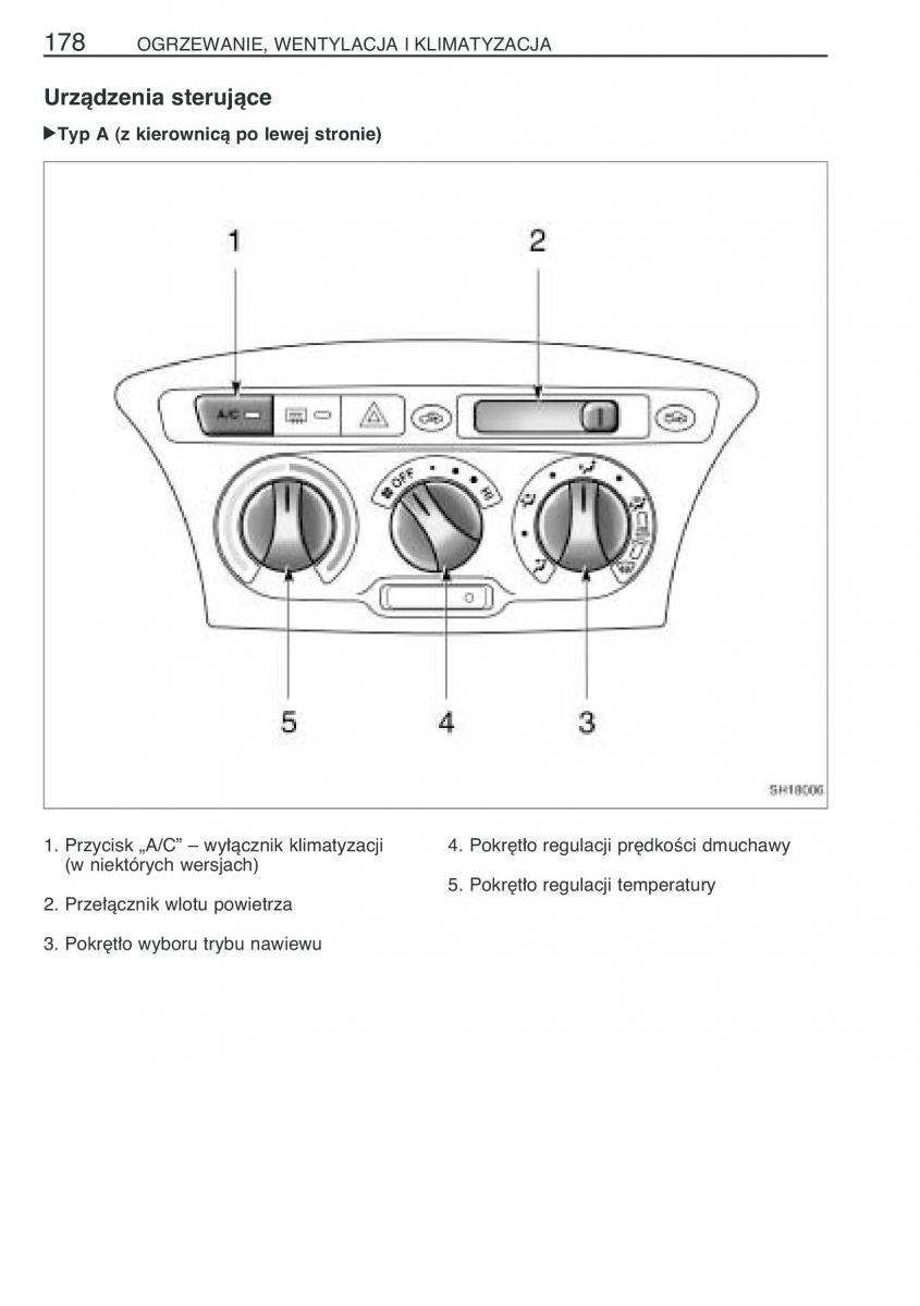 Toyota Yaris I 1 Vitz Echo instrukcja obslugi / page 185