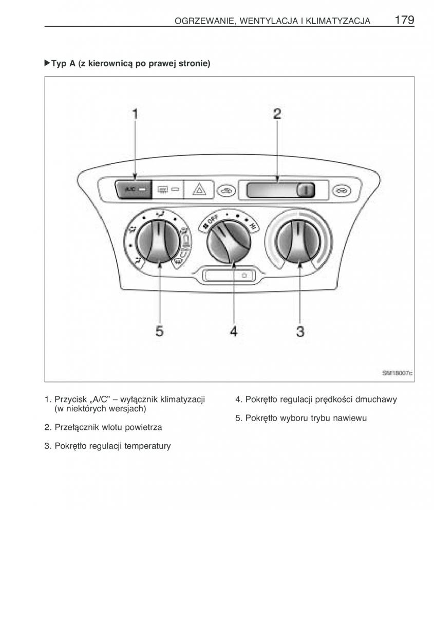 Toyota Yaris I 1 Vitz Echo instrukcja obslugi / page 186