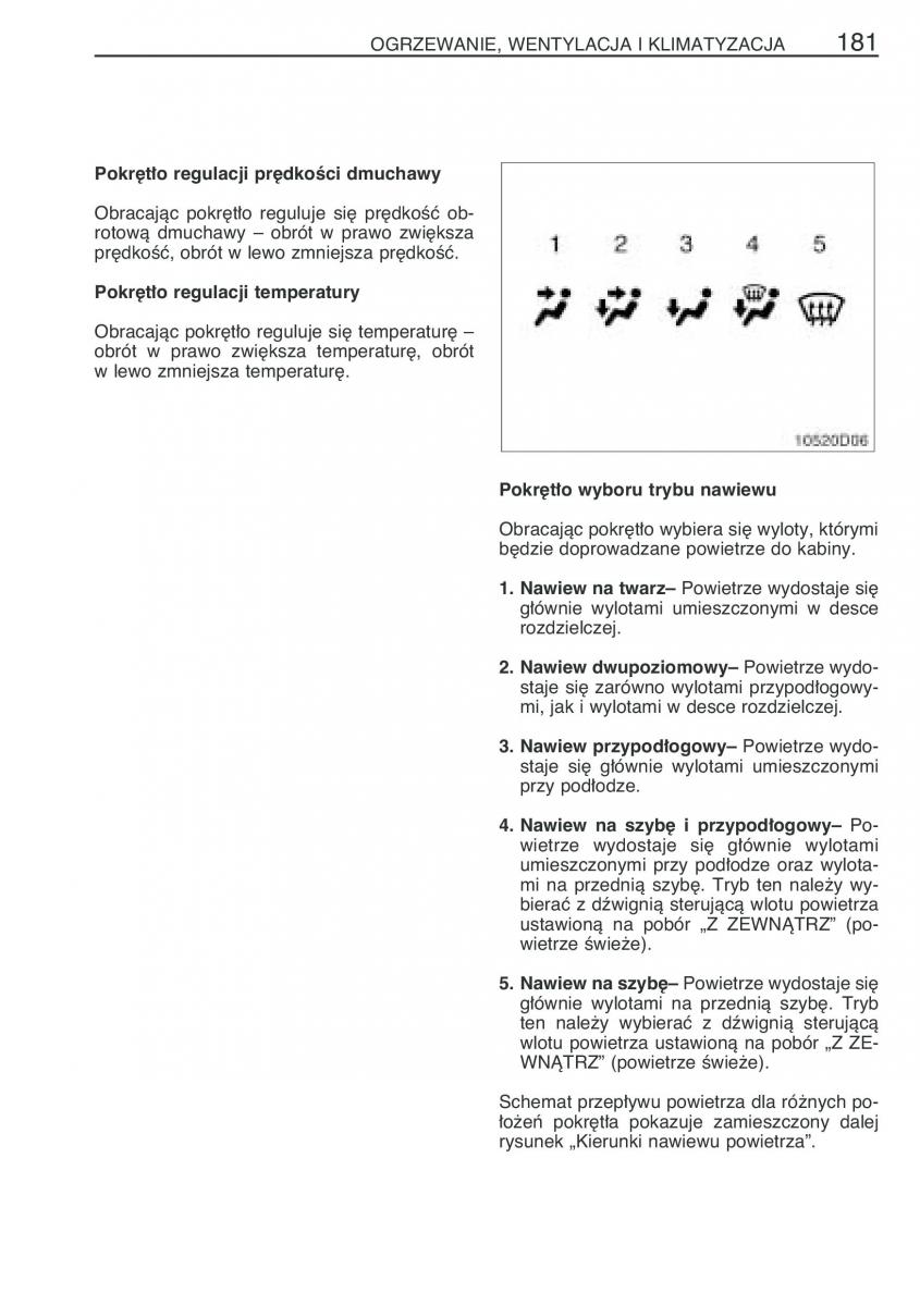 Toyota Yaris I 1 Vitz Echo instrukcja obslugi / page 188