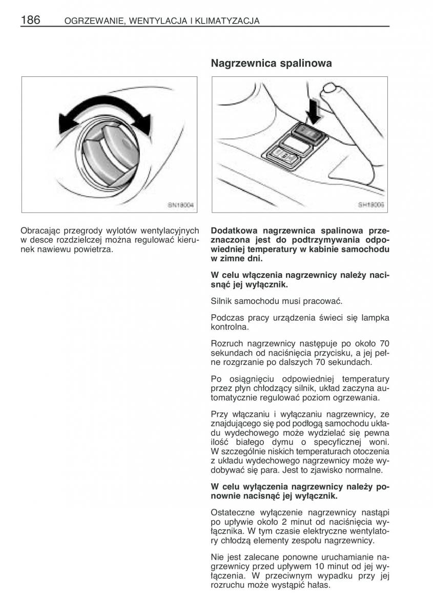 Toyota Yaris I 1 Vitz Echo instrukcja obslugi / page 193