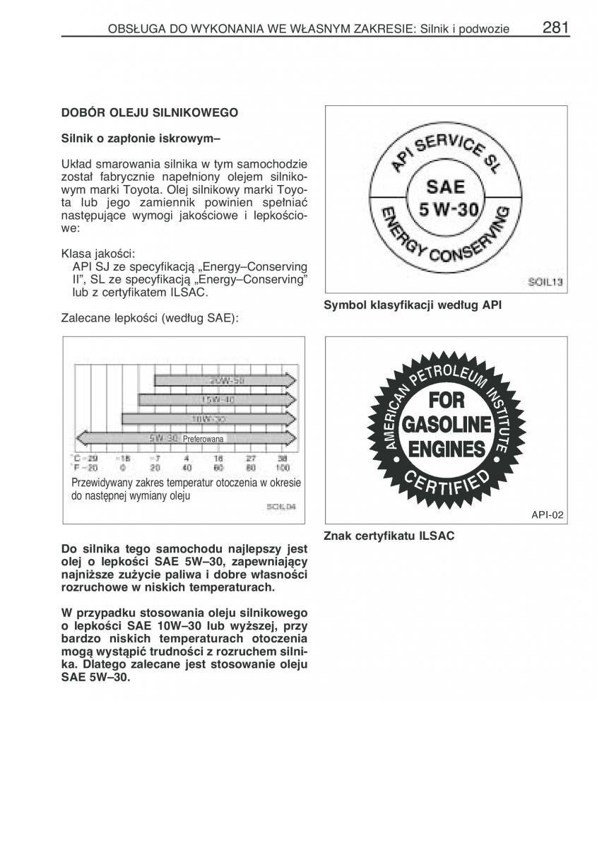 Toyota Yaris I 1 Vitz Echo instrukcja obslugi / page 288