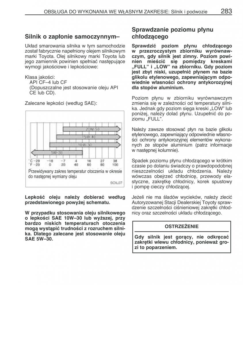 Toyota Yaris I 1 Vitz Echo instrukcja obslugi / page 290