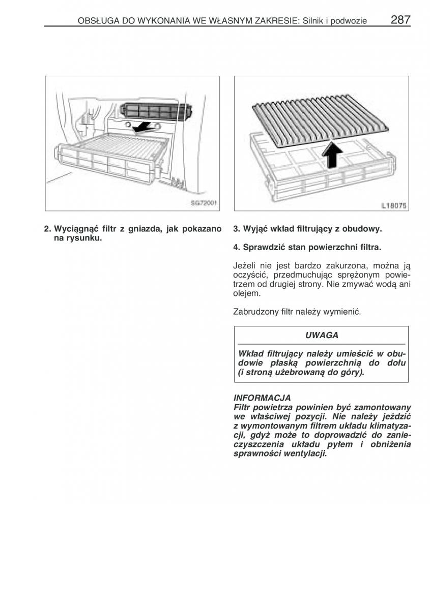 Toyota Yaris I 1 Vitz Echo instrukcja obslugi / page 294