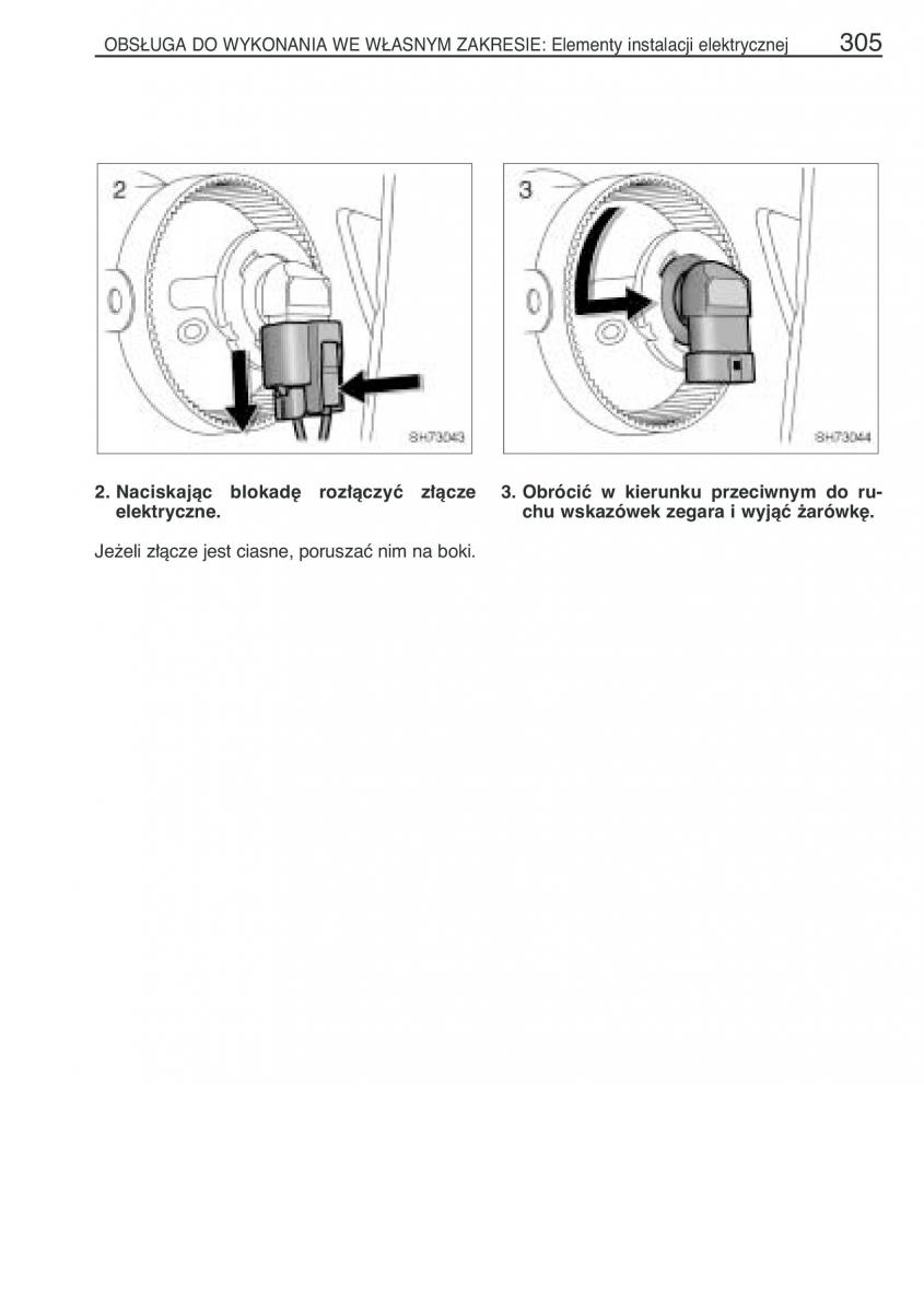 Toyota Yaris I 1 Vitz Echo instrukcja obslugi / page 312