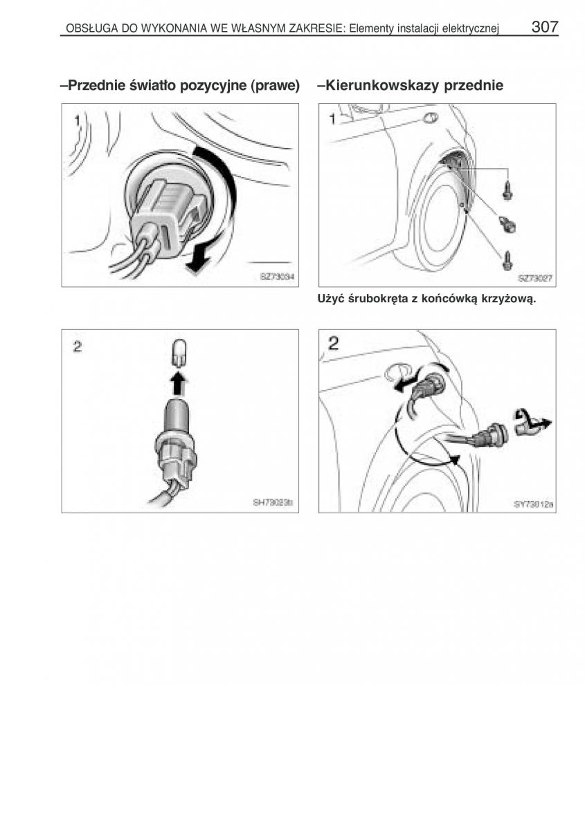 Toyota Yaris I 1 Vitz Echo instrukcja obslugi / page 314