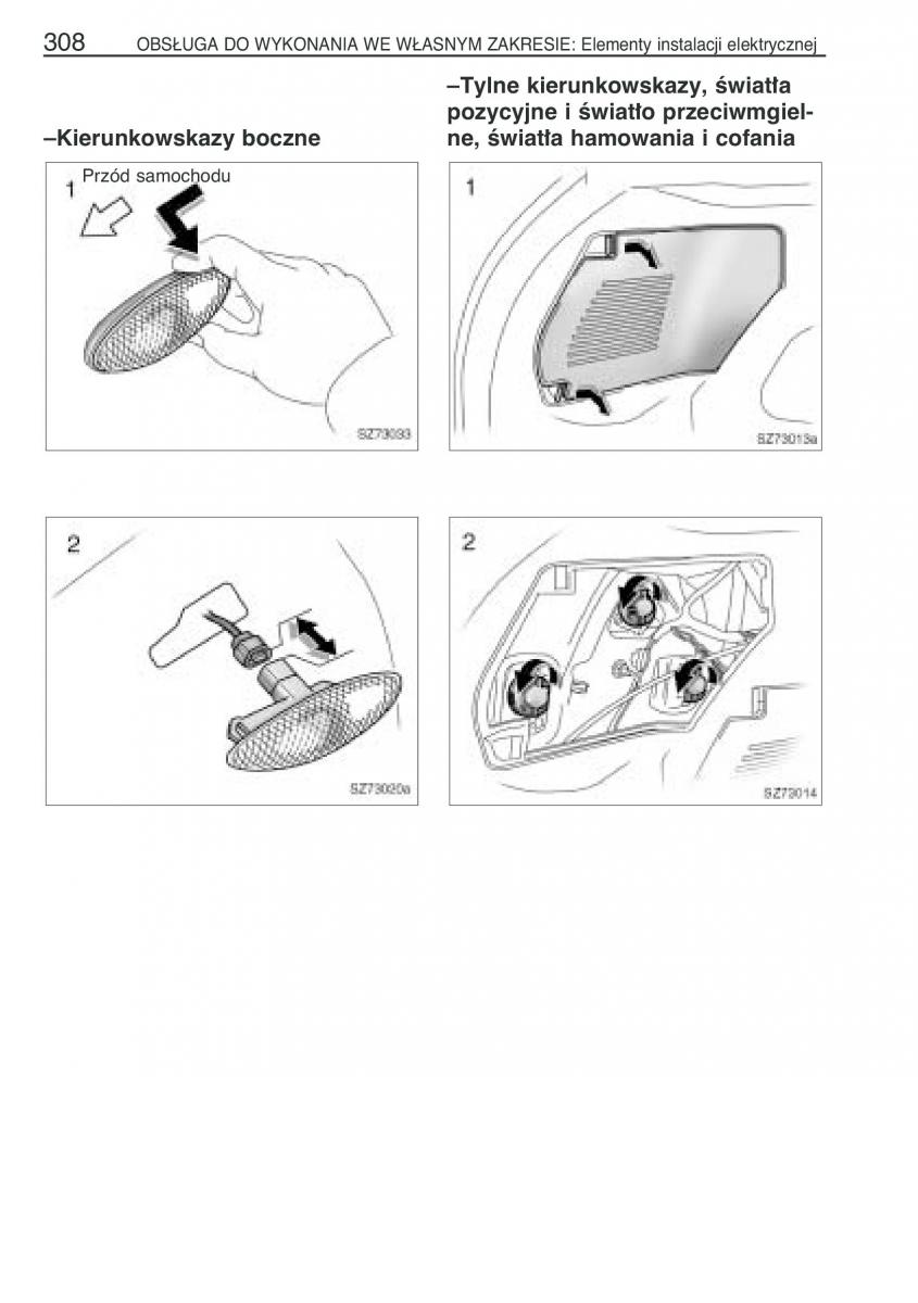 Toyota Yaris I 1 Vitz Echo instrukcja obslugi / page 315