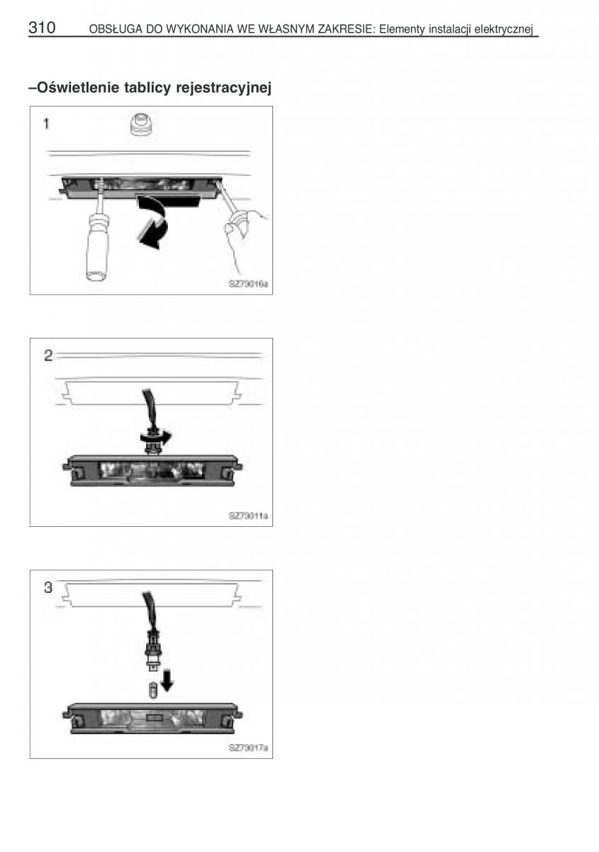 Toyota Yaris I 1 Vitz Echo instrukcja obslugi / page 317