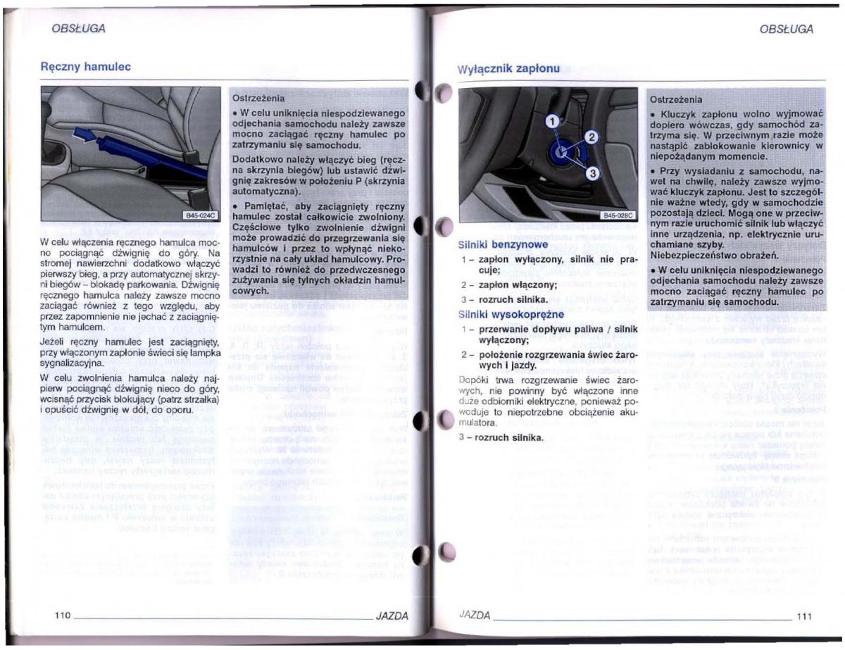 manual  VW Passat B5 instrukcja / page 55