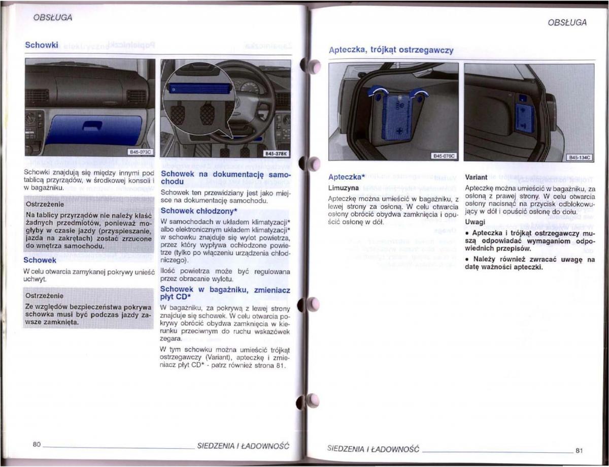 VW Passat B5 instrukcja obslugi / page 40