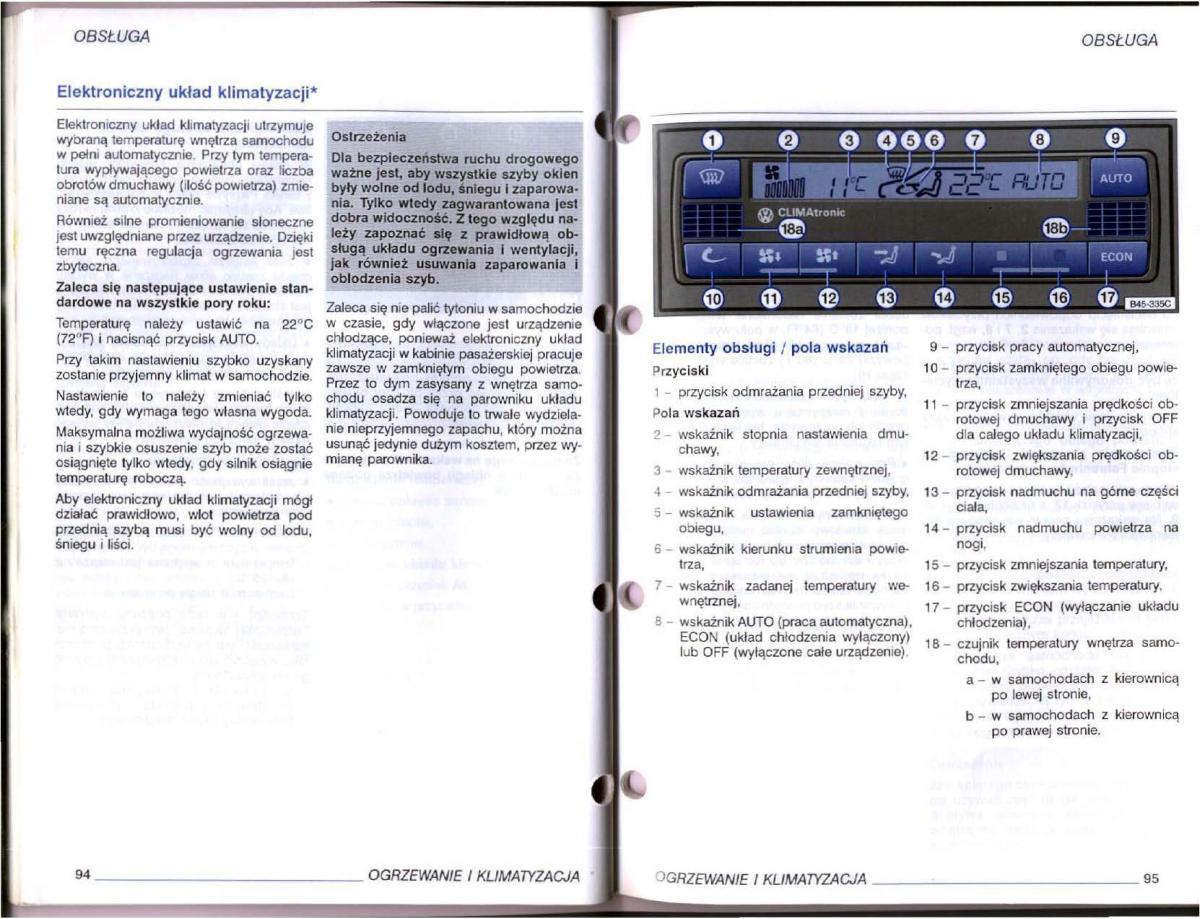 VW Passat B5 instrukcja obslugi / page 47