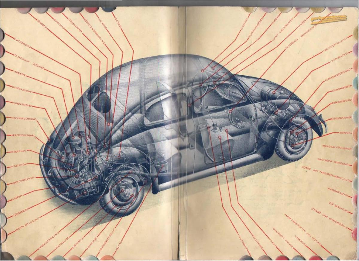 VW Beetle 1939 Garbus owners manual Handbuch / page 30