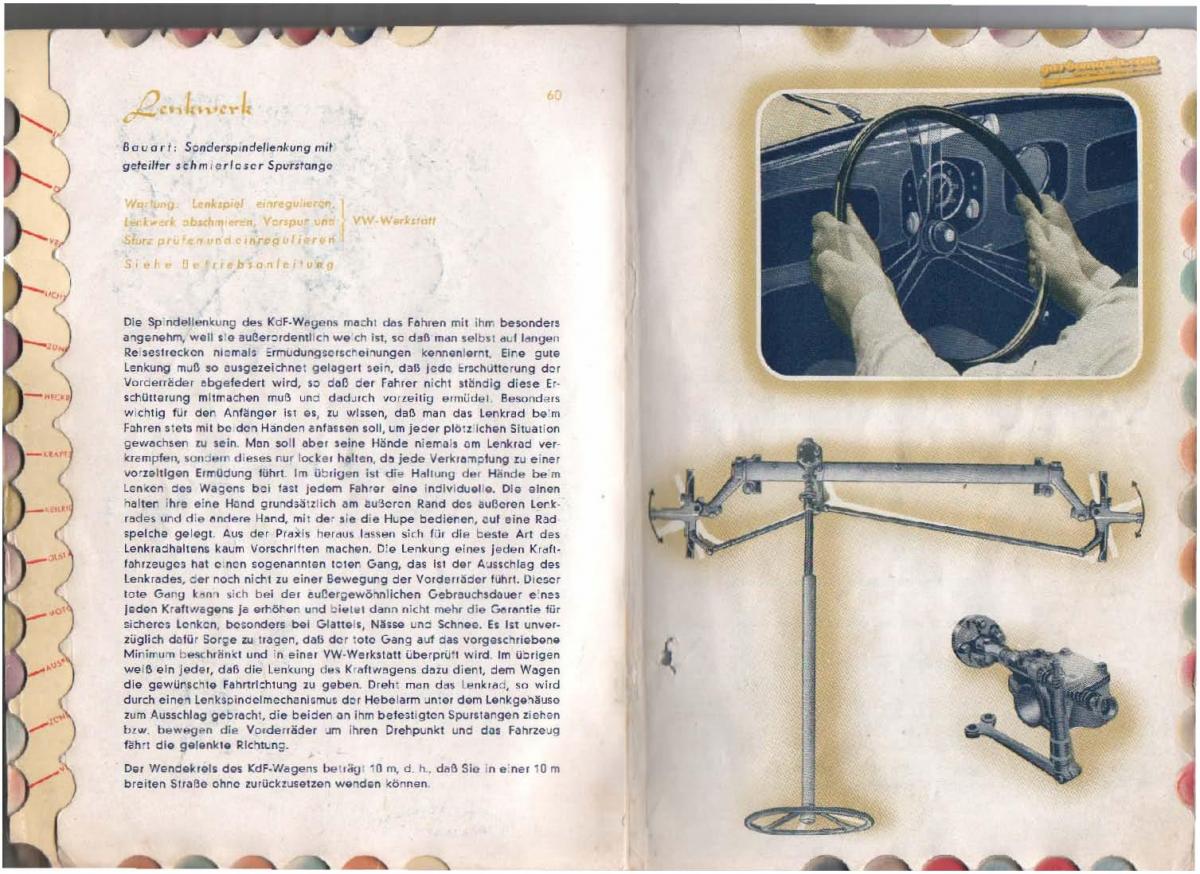 VW Beetle 1939 Garbus owners manual Handbuch / page 32