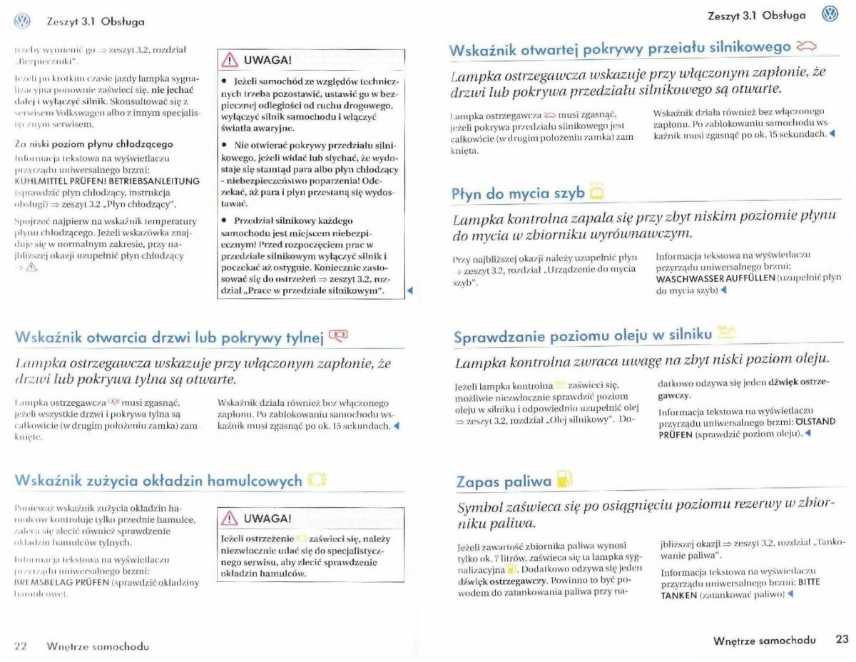 VW Touran I 1 instrukcja obslugi / page 13