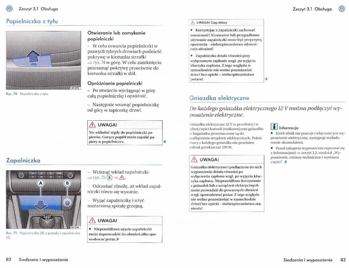 instrukcja obsługi  VW Touran I 1 instrukcja / page 43