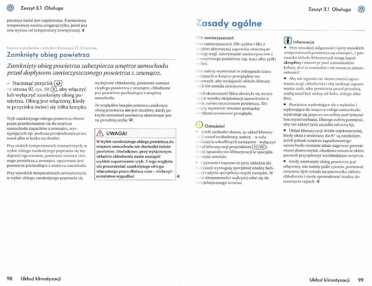 VW Touran I 1 instrukcja obslugi / page 51