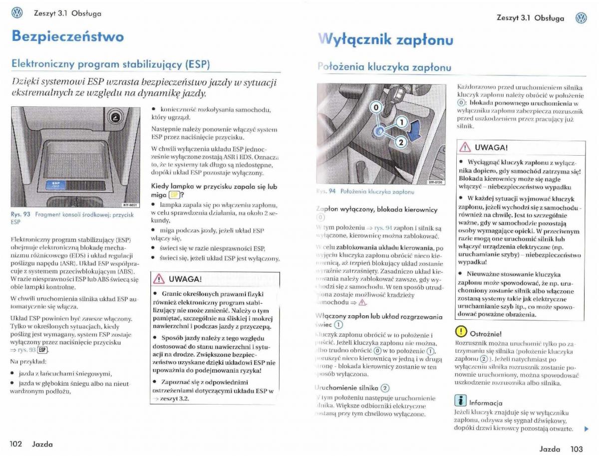 VW Touran I 1 instrukcja obslugi / page 53