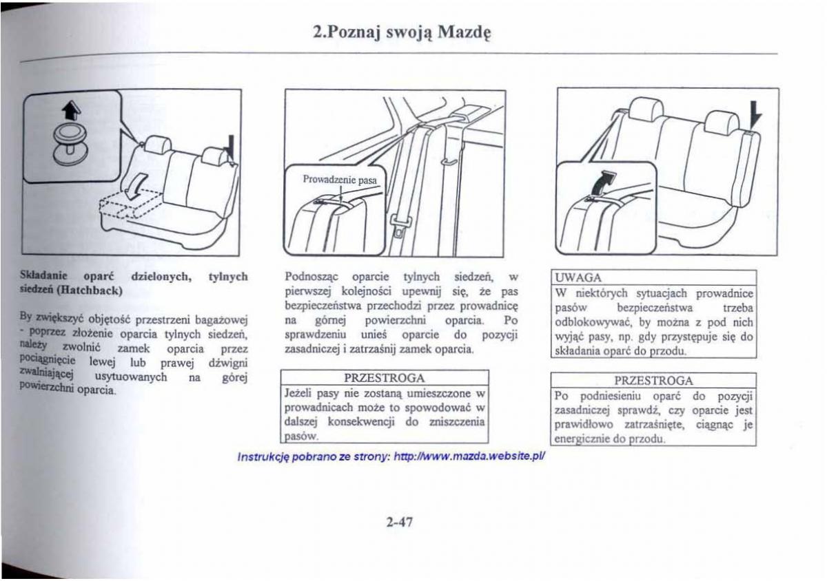 Mazda 626 V instrukcja obslugi / page 59