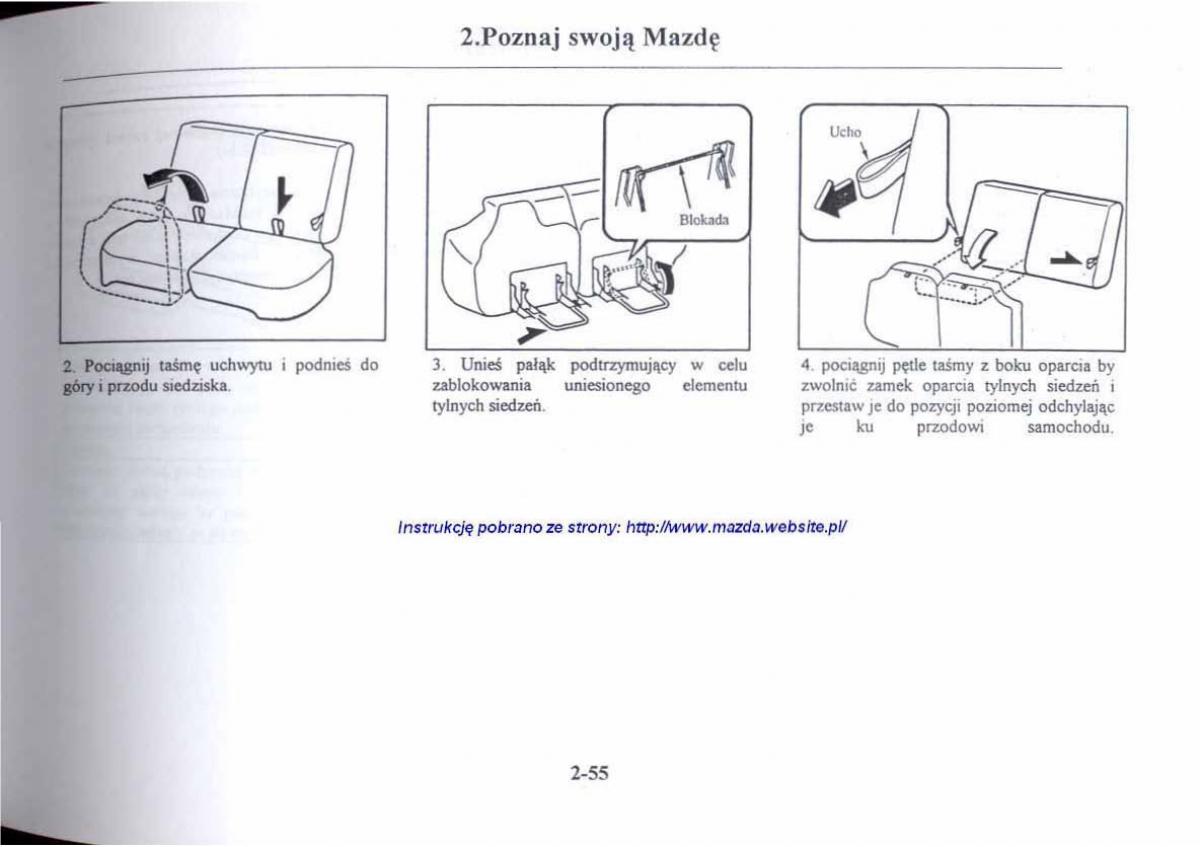 Mazda 626 V instrukcja obslugi / page 67