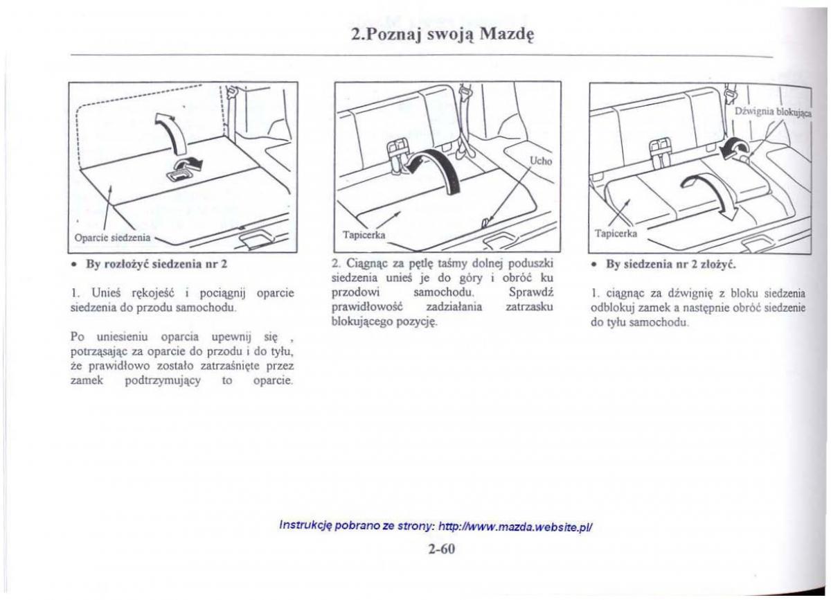 Mazda 626 V instrukcja obslugi / page 72