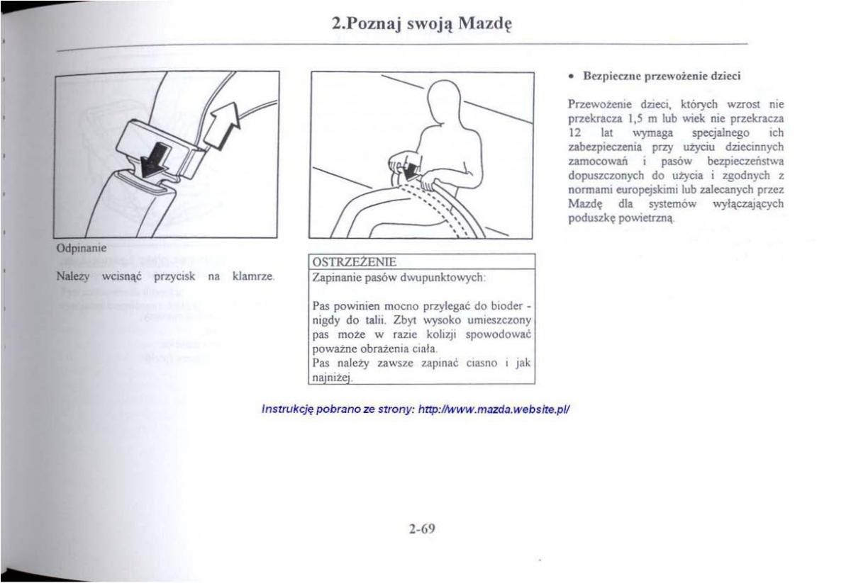 Mazda 626 V instrukcja obslugi / page 81