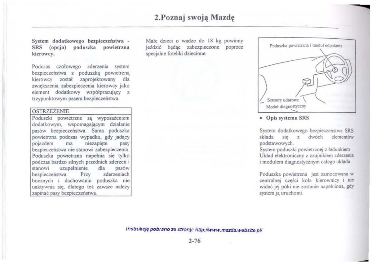 Mazda 626 V instrukcja obslugi / page 88